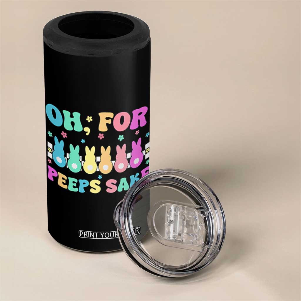 Oh For Peeps Sake Easter Bunny 4 in 1 Can Cooler Tumbler TS10 Print Your Wear