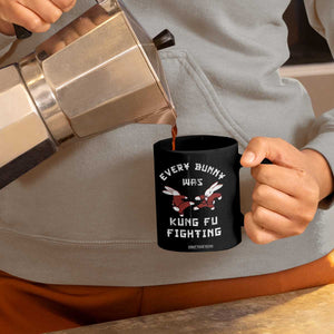 Every Bunny Was Kung Fu Fighting Coffee Mug Funny Cool Easter Graphic TS10 Print Your Wear