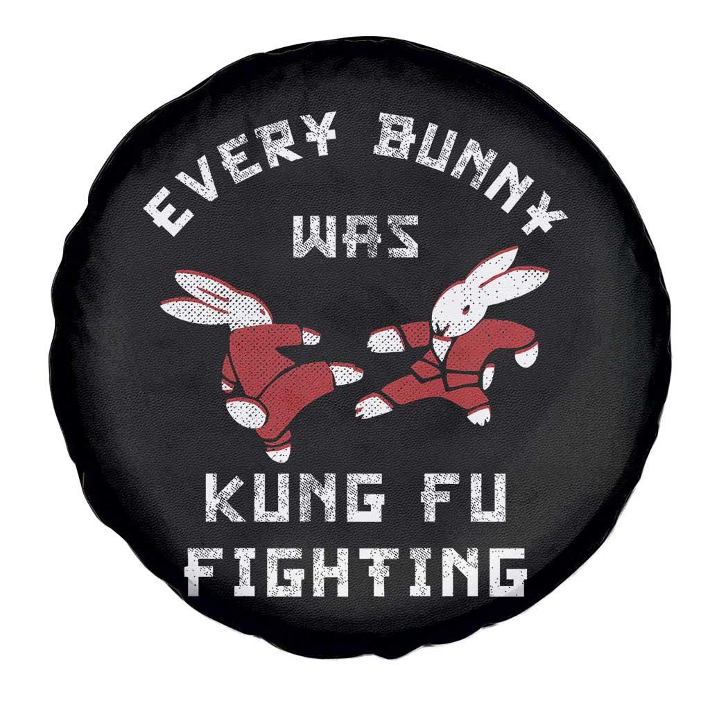 Every Bunny Was Kung Fu Fighting Spare Tire Cover Funny Cool Easter Graphic TS10 Print Your Wear