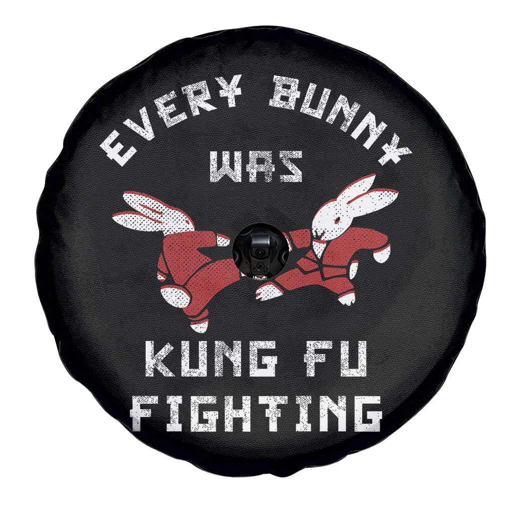 Every Bunny Was Kung Fu Fighting Spare Tire Cover Funny Cool Easter Graphic TS10 Print Your Wear