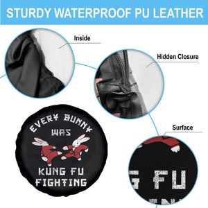 Every Bunny Was Kung Fu Fighting Spare Tire Cover Funny Cool Easter Graphic TS10 Print Your Wear