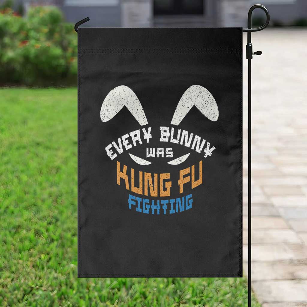 Every Bunny Was Kung Fu Fighting Garden Flag Funny Easter Vintage Rabbit Face TS10 Print Your Wear