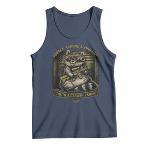Tactical Trash Panda Tank Top Funny Raccoon Military Graphic Patriotic Veteran TS10 Navy Print Your Wear