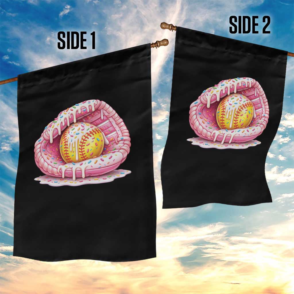 Softball Drip Garden Flag Ice Cream Sprinkles Softball Glove Girls Kid TS10 Print Your Wear