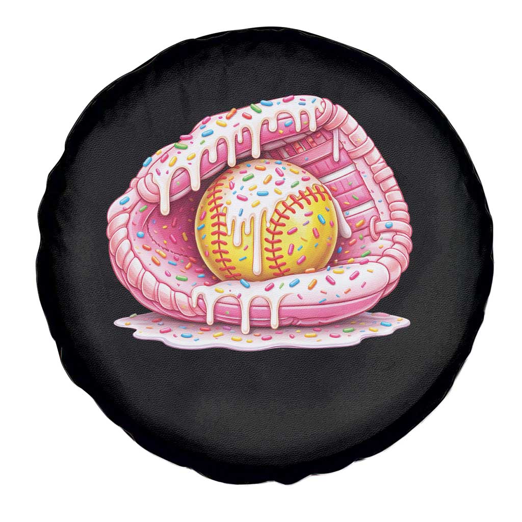 Softball Drip Spare Tire Cover Ice Cream Sprinkles Softball Glove Girls Kid TS10 Print Your Wear