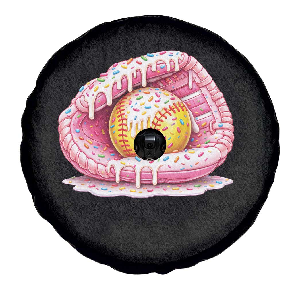 Softball Drip Spare Tire Cover Ice Cream Sprinkles Softball Glove Girls Kid TS10 Print Your Wear