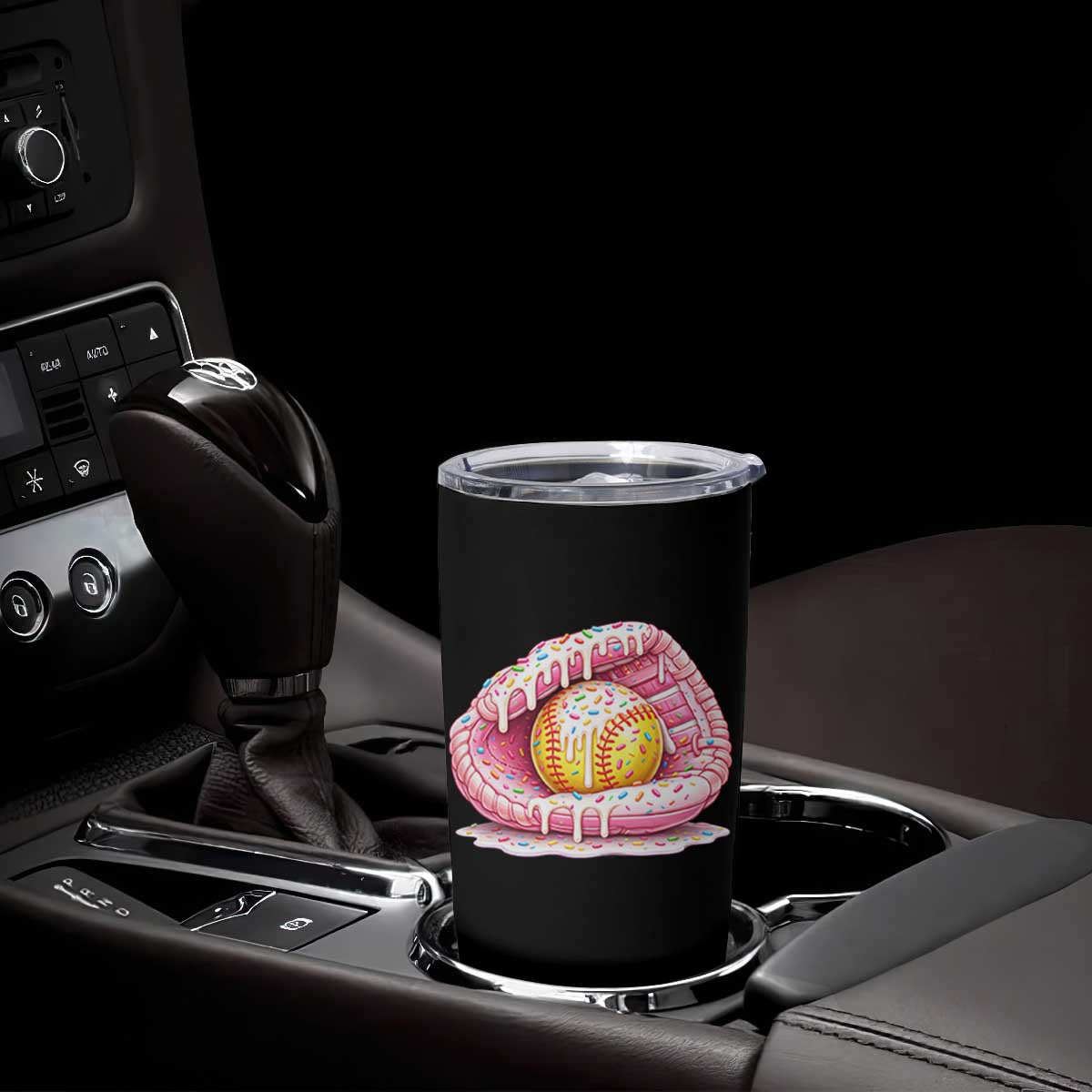 Softball Drip Tumbler Cup Ice Cream Sprinkles Softball Glove Girls Kid TS10 Print Your Wear