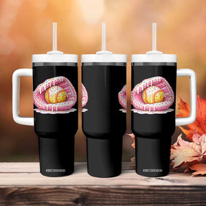 Softball Drip Tumbler With Handle Ice Cream Sprinkles Softball Glove Girls Kid TS10 Print Your Wear