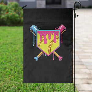 Softball Drip Garden Flag Ice Cream Drip Youth Girls Softball Sport TS10 Print Your Wear
