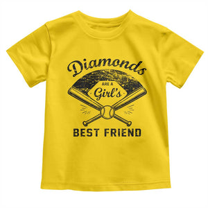 Softball Mom Gift Toddler T Shirt Diamonds Are A Girls Best Friend TS10 Daisy Print Your Wear