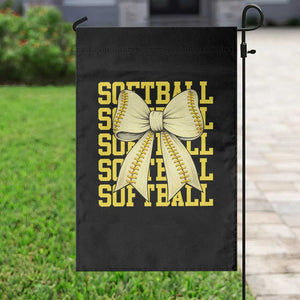Softball Bow Garden Flag Sister Sport Lovers Girls Team TS10 Print Your Wear