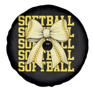 Softball Bow Spare Tire Cover Sister Sport Lovers Girls Team TS10 Print Your Wear