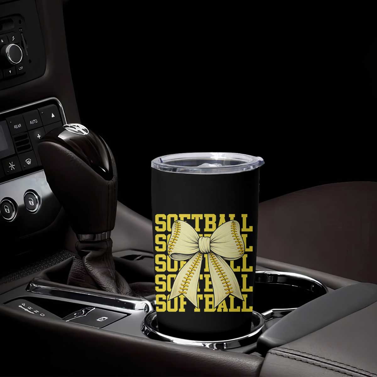 Softball Bow Tumbler Cup Sister Sport Lovers Girls Team TS10 Print Your Wear