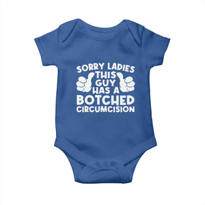 Inappropriate Adult Baby Onesie This Guy Botched Funny Cringe Offensive Humor Men TS10 Royal Blue Print Your Wear