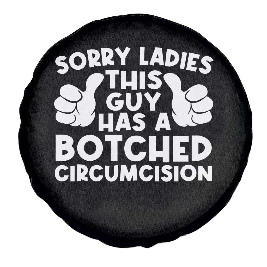 Inappropriate Adult Spare Tire Cover This Guy Botched Funny Cringe Offensive Humor Men TS10 Print Your Wear