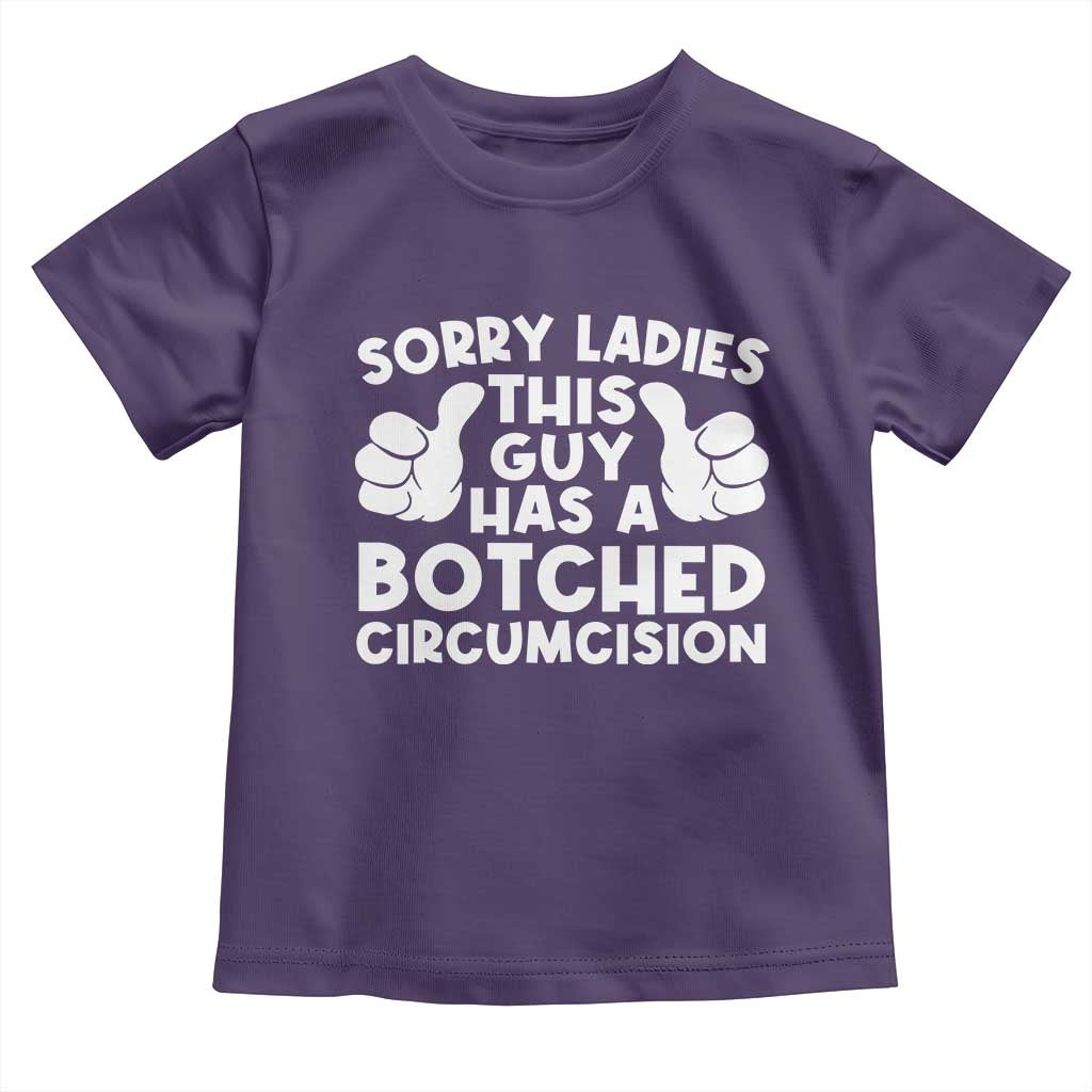 Inappropriate Adult Toddler T Shirt This Guy Botched Funny Cringe Offensive Humor Men TS10 Purple Print Your Wear
