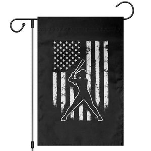 Vintage Patriotic Softball Garden Flag Girls Baseball Softball Player American Flag TS10 Black Print Your Wear