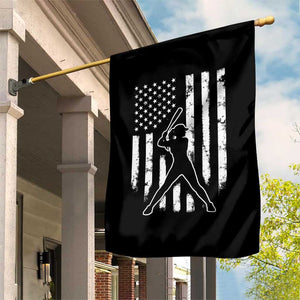Vintage Patriotic Softball Garden Flag Girls Baseball Softball Player American Flag TS10 Print Your Wear