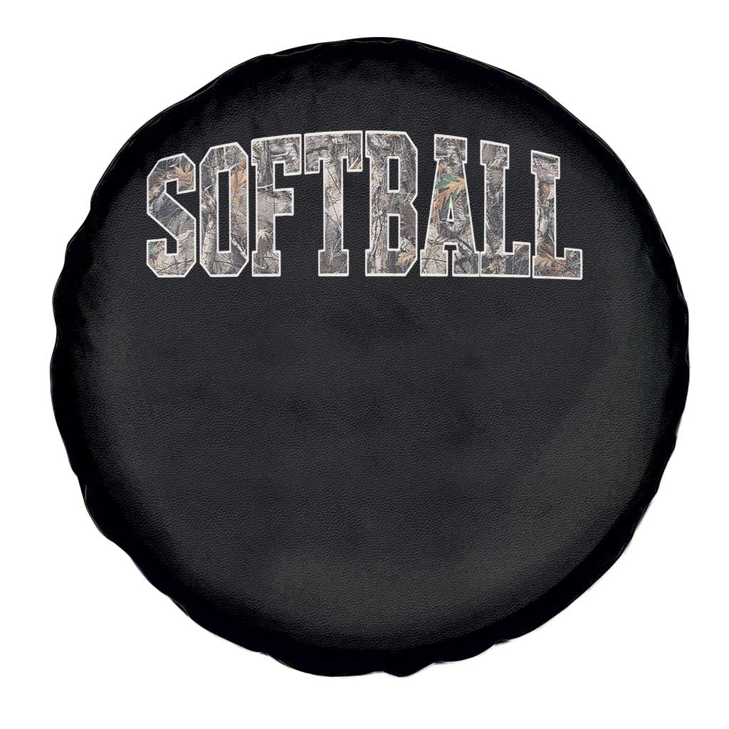 Camo Softball Spare Tire Cover Vintage Camouflage Softball Varsity Game Day TS10 Print Your Wear