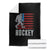 Hockey Bigfoot USA Flag Throw Blanket Vintage Patriotic Ice Hockey Player TS10 Black Print Your Wear
