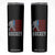 Hockey Bigfoot USA Flag Skinny Tumbler Vintage Patriotic Ice Hockey Player TS10 Black Print Your Wear