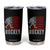 Hockey Bigfoot USA Flag Tumbler Cup Vintage Patriotic Ice Hockey Player TS10 Black Print Your Wear