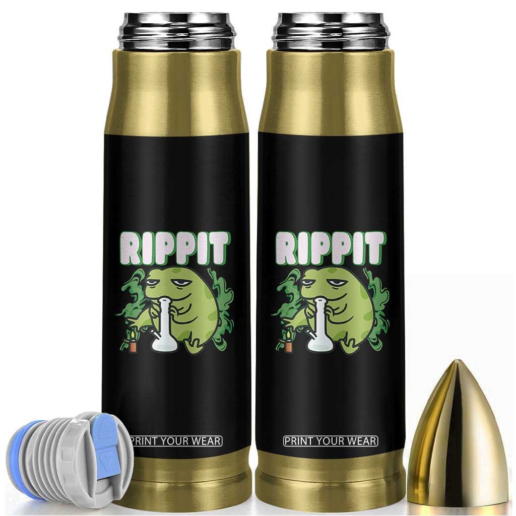 Rippit Frog Meme Bullet Tumbler Funny Stoner Bong Rip TS10 Black Print Your Wear