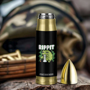 Rippit Frog Meme Bullet Tumbler Funny Stoner Bong Rip TS10 Print Your Wear