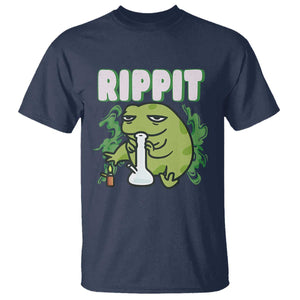 Rippit Frog Meme T Shirt Funny Stoner Bong Rip TS10 Navy Print Your Wear
