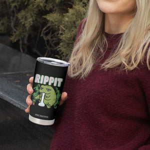 Rippit Frog Meme Tumbler Cup Funny Stoner Bong Rip TS10 Print Your Wear