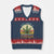 Funny Retired Weed Lovers V-Neck Knit Sweater Vest Vintage I Have a Retirement Plan Gardening 420 Gift TS10 Navy Red Print Your Wear