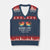 Retired Teacher 2025 V-Neck Knit Sweater Vest School's Out Forever Retirement Summer Vibes TS10 Navy Red Print Your Wear