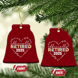 Officially Retired 2025 Ceramic Ornament Women Retirement Vintage TS10 Print Your Wear