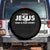 Christian Fishing Spare Tire Cover Even Jesus Had A Fish Story Funny Fisherman TS10 No hole Black Print Your Wear
