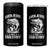 Funny Fishing 4 in 1 Can Cooler Tumbler Even Jesus Had A Fish Story Funny Christian Fisherman TS10 One Size: 16 oz Black Print Your Wear