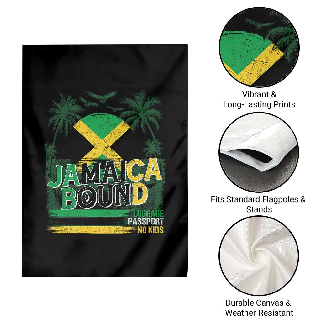 Jamaican Travel Garden Flag Straight Trippin Jamaica Vacation Retro TS10 Print Your Wear