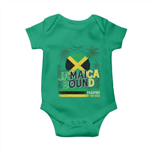 Jamaican Travel Baby Onesie Straight Trippin Jamaica Vacation Retro TS10 Irish Green Print Your Wear