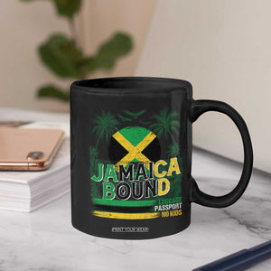 Jamaican Travel Coffee Mug Straight Trippin Jamaica Vacation Retro TS10 Print Your Wear