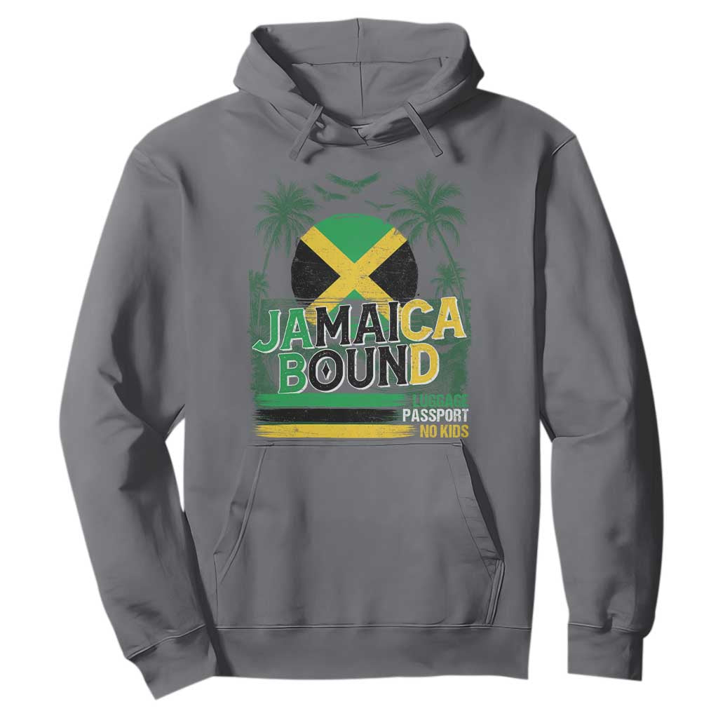 Jamaican Travel Hoodie Straight Trippin Jamaica Vacation Retro TS10 Charcoal Print Your Wear