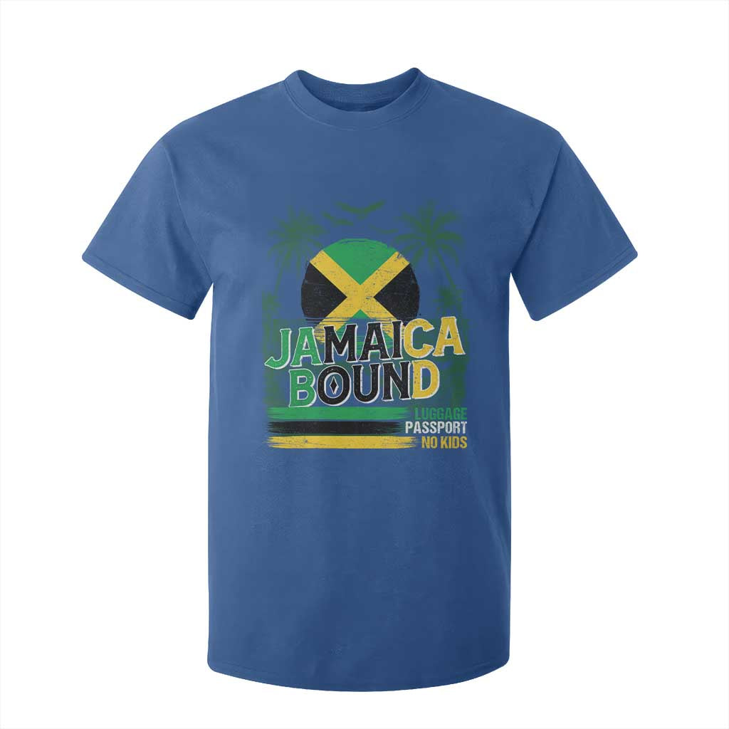 Jamaican Travel T Shirt For Kid Straight Trippin Jamaica Vacation Retro TS10 Royal Blue Print Your Wear
