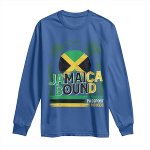 Jamaican Travel Long Sleeve Shirt Straight Trippin Jamaica Vacation Retro TS10 Royal Blue Print Your Wear