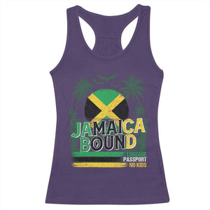 Jamaican Travel Racerback Tank Top Straight Trippin Jamaica Vacation Retro TS10 Purple Print Your Wear