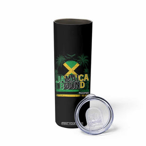 Jamaican Travel Skinny Tumbler Straight Trippin Jamaica Vacation Retro TS10 Print Your Wear