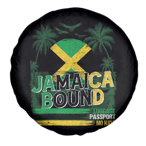 Jamaican Travel Spare Tire Cover Straight Trippin Jamaica Vacation Retro TS10 Print Your Wear