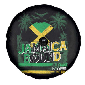Jamaican Travel Spare Tire Cover Straight Trippin Jamaica Vacation Retro TS10 Print Your Wear
