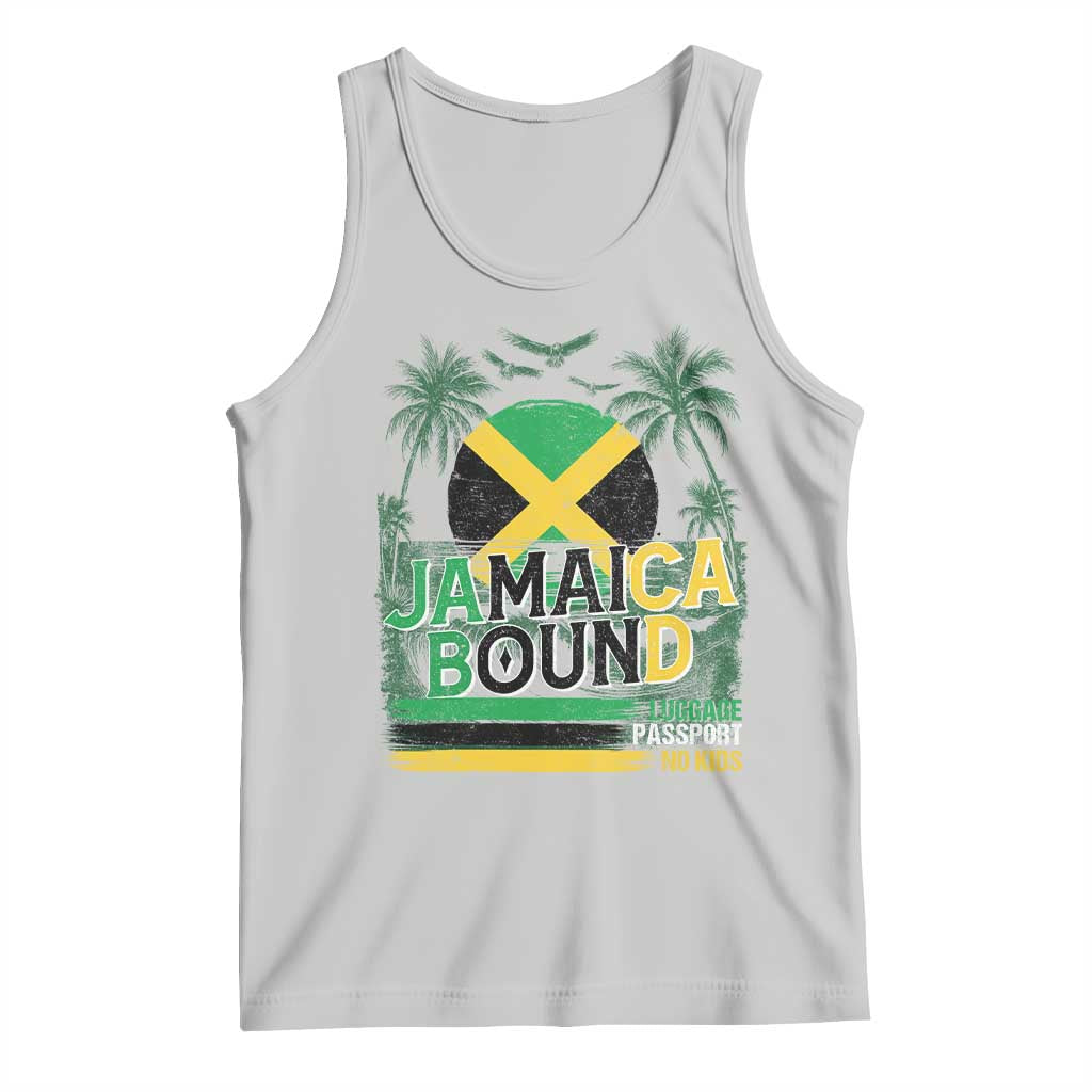 Jamaican Travel Tank Top Straight Trippin Jamaica Vacation Retro TS10 Ash Print Your Wear