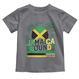 Jamaican Travel Toddler T Shirt Straight Trippin Jamaica Vacation Retro TS10 Charcoal Print Your Wear
