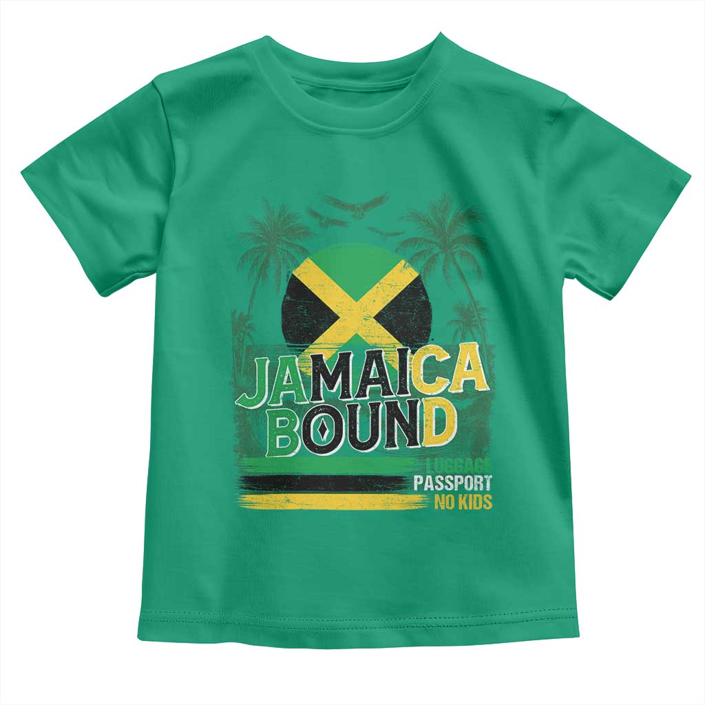 Jamaican Travel Toddler T Shirt Straight Trippin Jamaica Vacation Retro TS10 Irish Green Print Your Wear