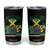 Jamaican Travel Tumbler Cup Straight Trippin Jamaica Vacation Retro TS10 Black Print Your Wear