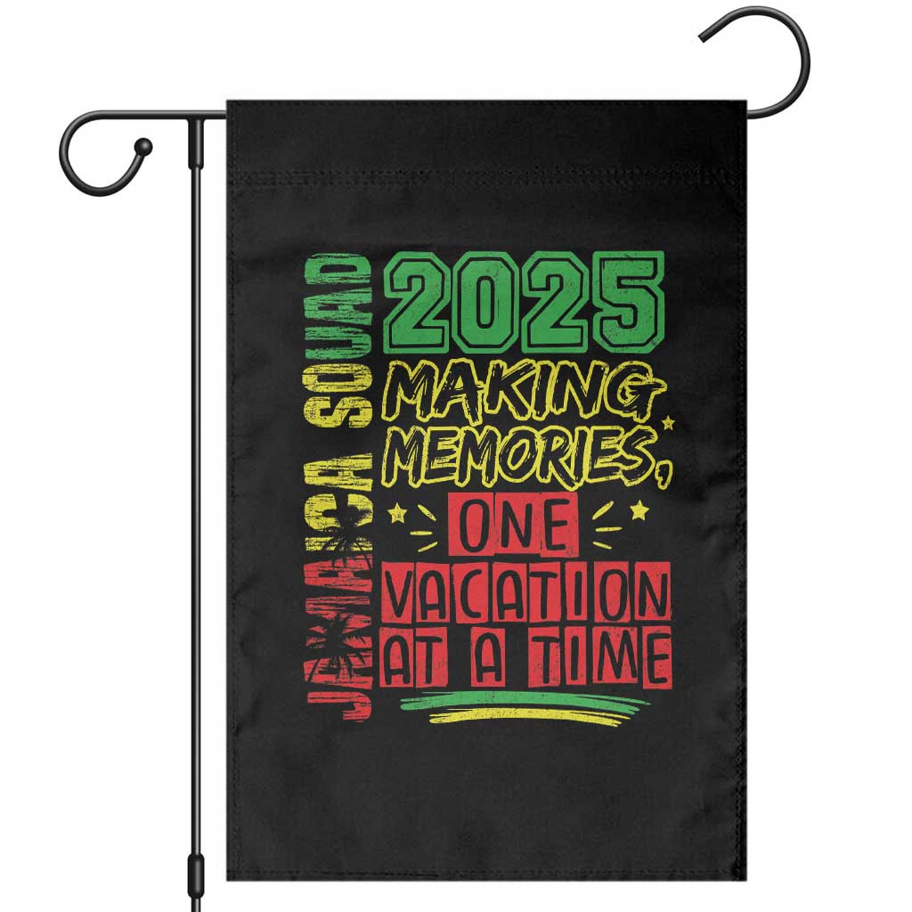 Vacation Jamaica 2025 Garden Flag Matching Family Jamaica Squad TS10 Black Print Your Wear
